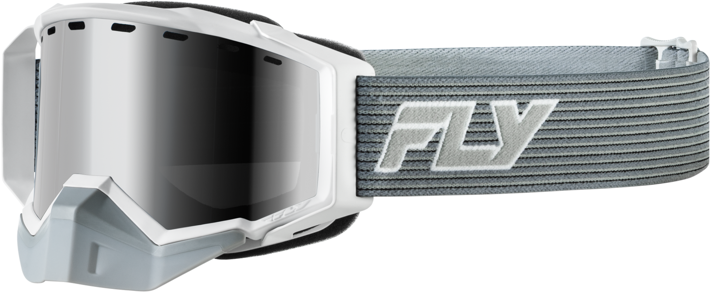 Zone Elite Sn Goggle Bl/lt Gry W/dark Blue Mir/plrzd Amb Lens