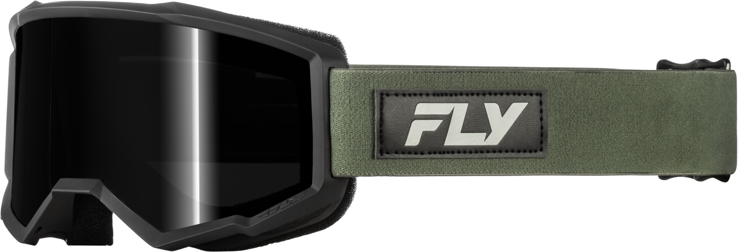 100% Focus Sand Goggle W/ Dark Smoke Lens