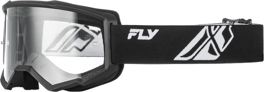 Focus  Goggle  Black/white W/dark Smoke Hydrophoc Lens