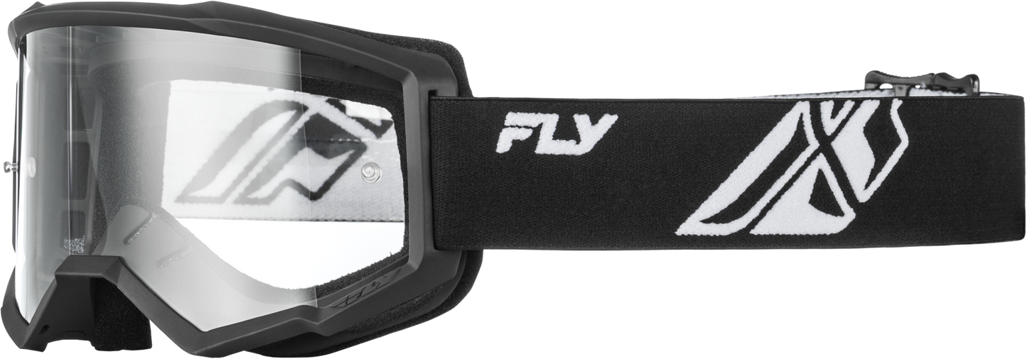 Youth Focus Goggle Grey/black W/ Clear Lens