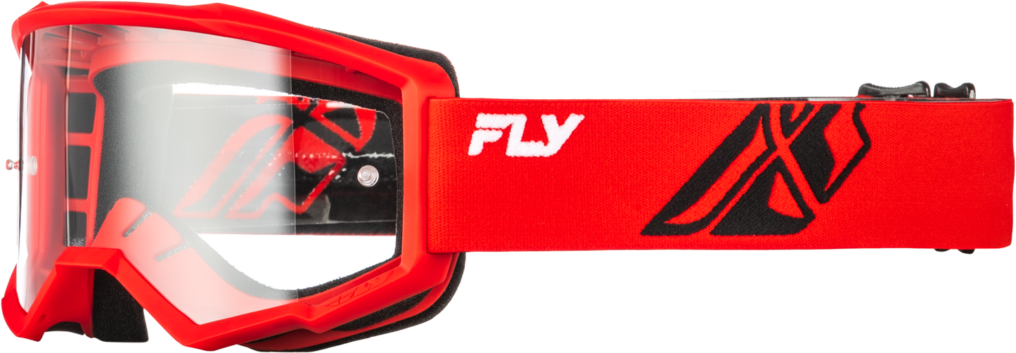 Youth Focus Goggle Grey/black W/ Clear Lens