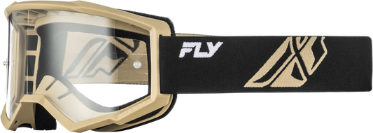 Youth Focus Goggle Grey/black W/ Clear Lens