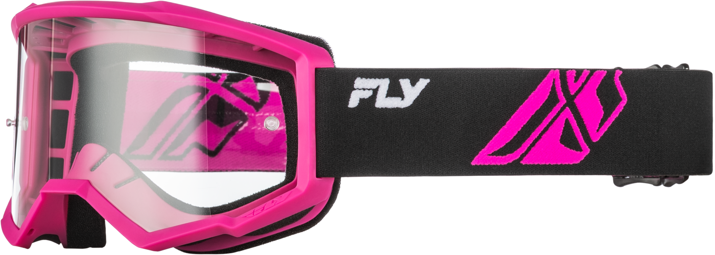 Youth Focus Goggle Grey/black W/ Clear Lens