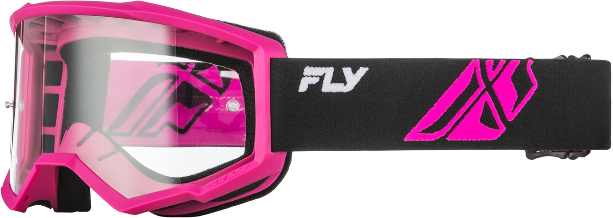 Youth Focus Goggle Grey/black W/ Clear Lens
