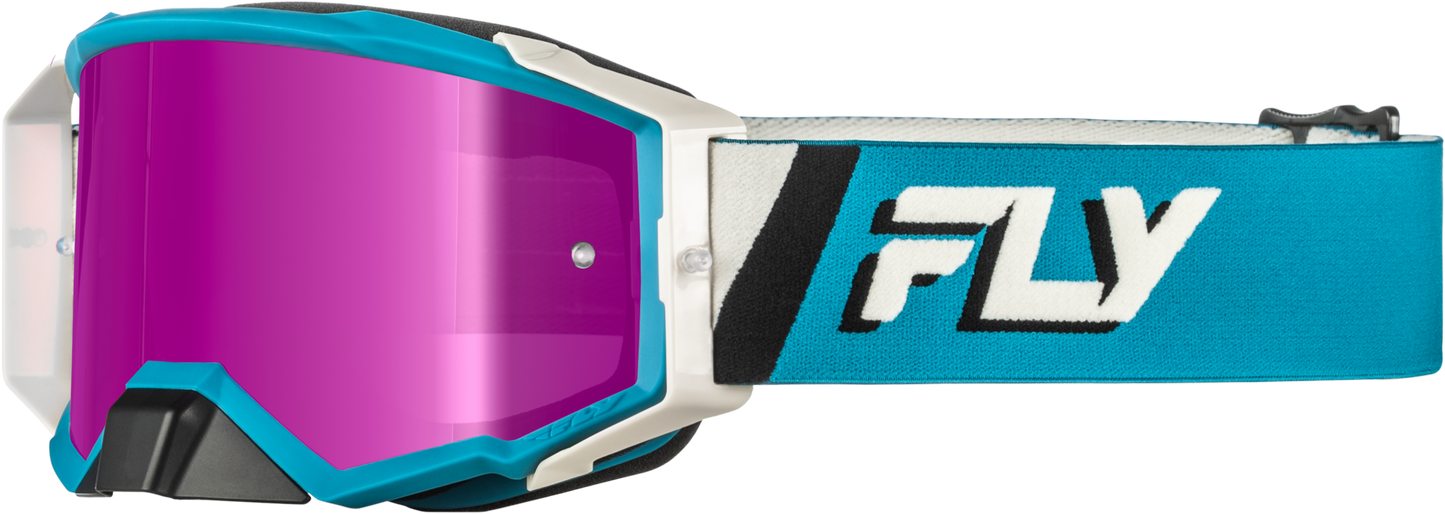 Zone Elite Goggle Blk/yel/pur W/ Magenta Mirror/smoke Lens