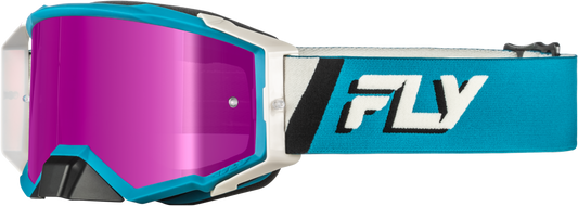 Zone Elite Goggle Blk/yel/pur W/ Magenta Mirror/smoke Lens
