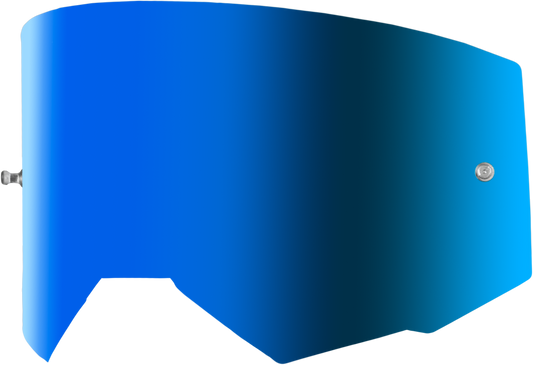 Single Lens W/ Post Adult W/ Sky Blue Mir/sky Blue Lens