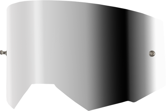 Single Lens W/ Post Adult W/ Silver Mirror/smoke Lens
