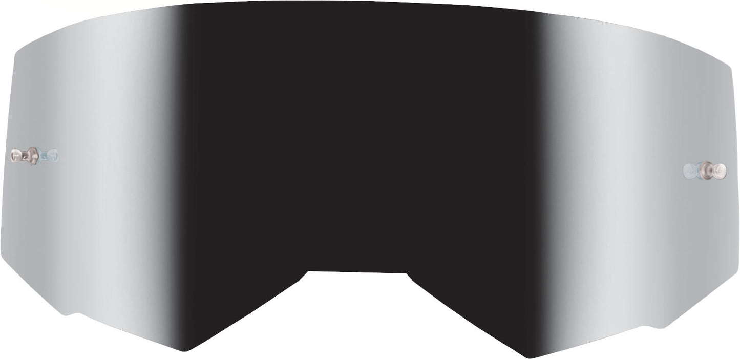 Single Lens W/post Adult Silver Mirror/smoke