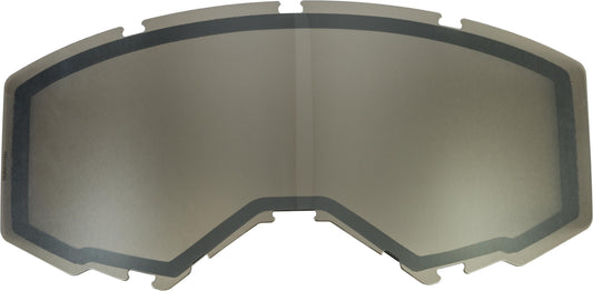 Dual Lens W/o Vents Adult Silver Mirror/smoke