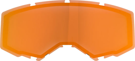 Dual Lens W/o Vents Adult Polarized Orange Mirror/smoke