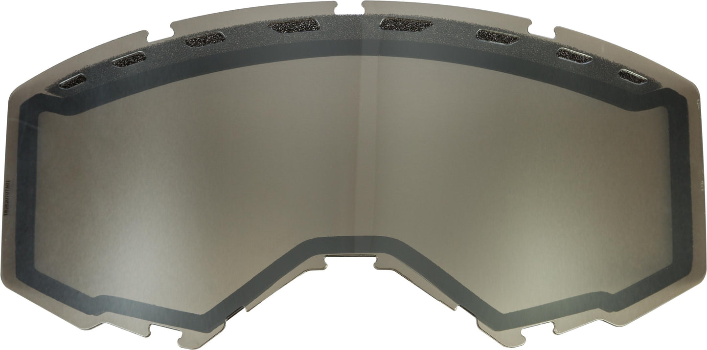 Dual Lens With Vents Adult Silver Mirror/smoke