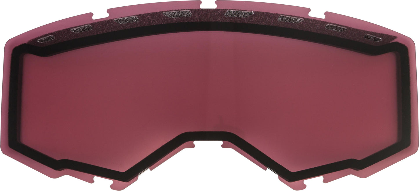 Dual Lens With Vents Adult Silver Mirror/rose