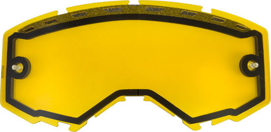 Dual Lens W/vents And Post Yellow