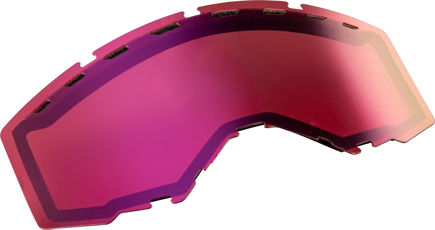 Dual Lens With Vents Adult W/ Pink Mirror/rose Lens