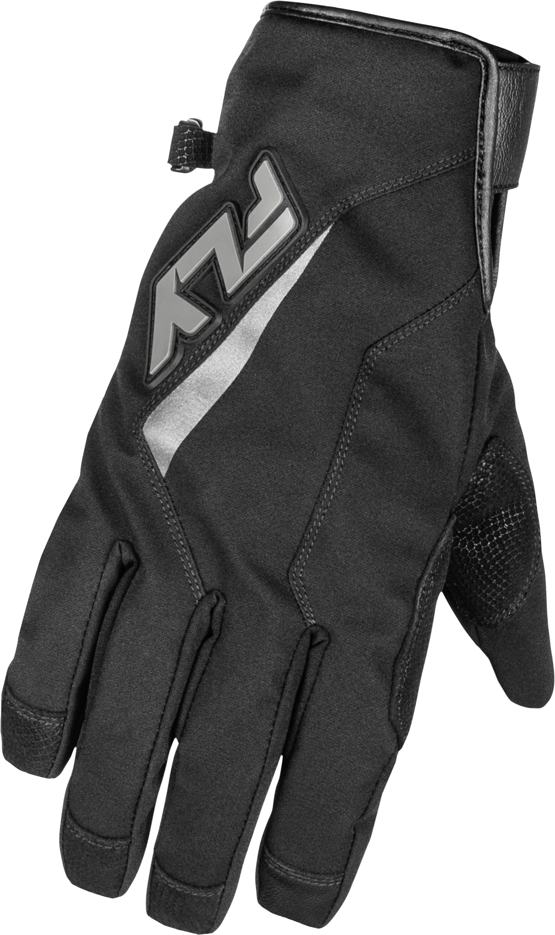 Title Long Gloves Black/purple Xs