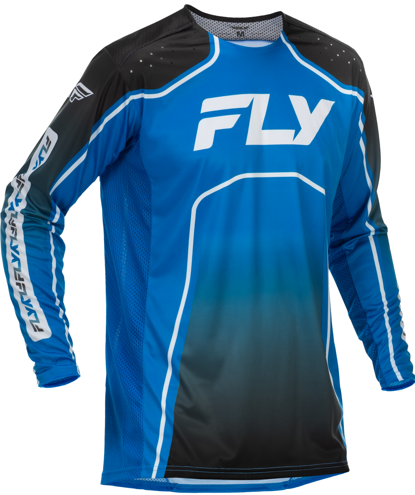 Youth Rayce Bicycle Jersey Teal/black/lime Yxl