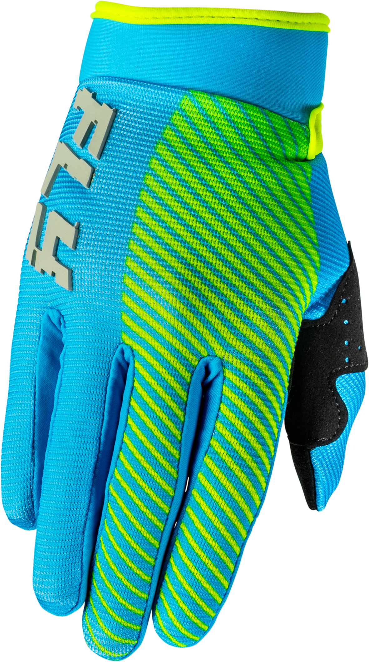 Youth F-16 Gloves Blue/hi-vis Yxs
