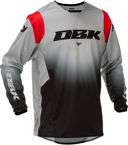 Kinetic Dbk Jersey Grey/black/red Xl