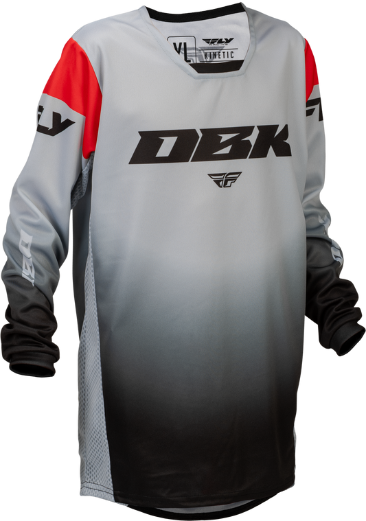 Youth Kinetic Dbk Jersey Grey/black/red Yxl