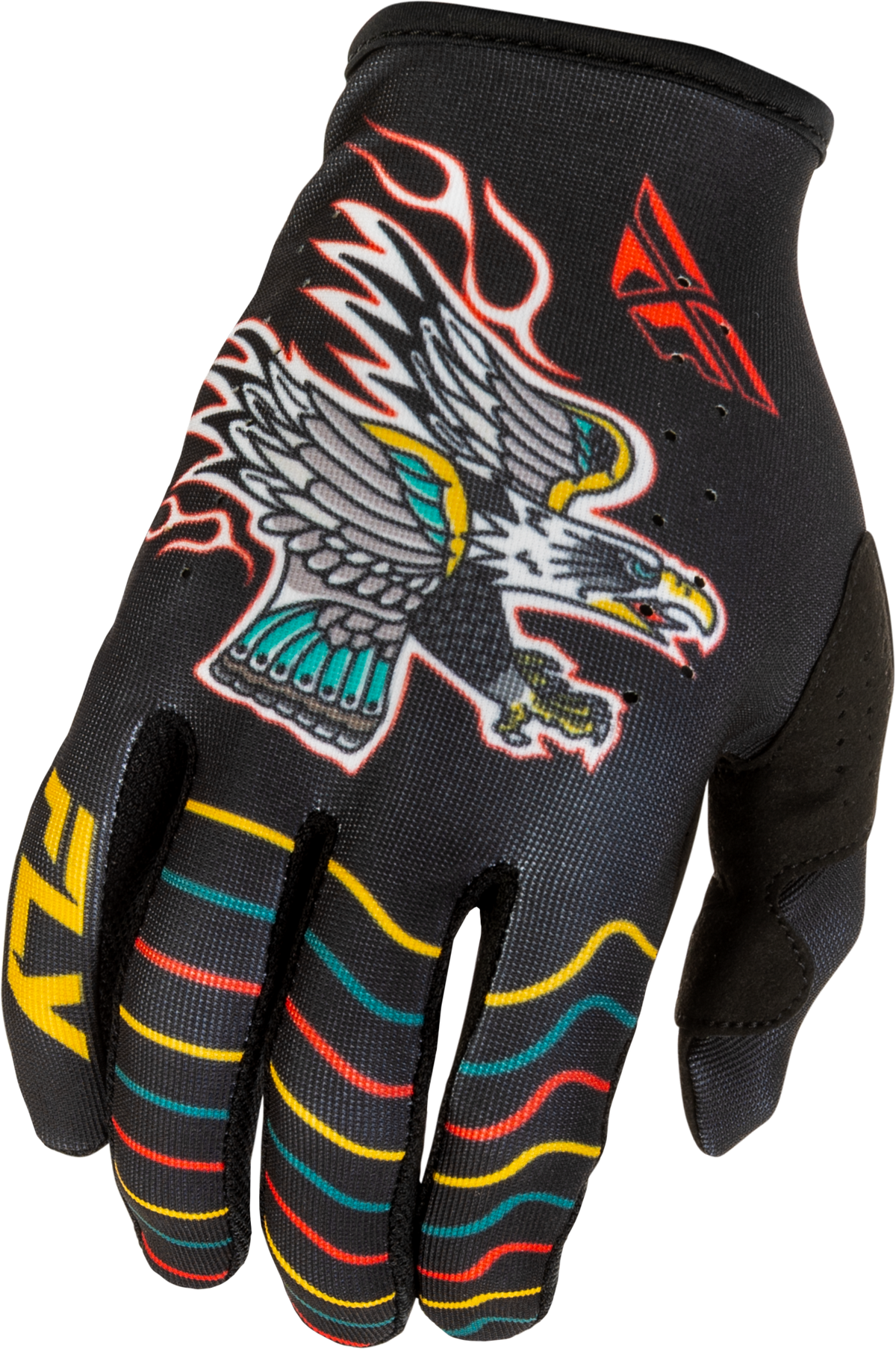 Lite Americana Gloves Black/red/gold Xs