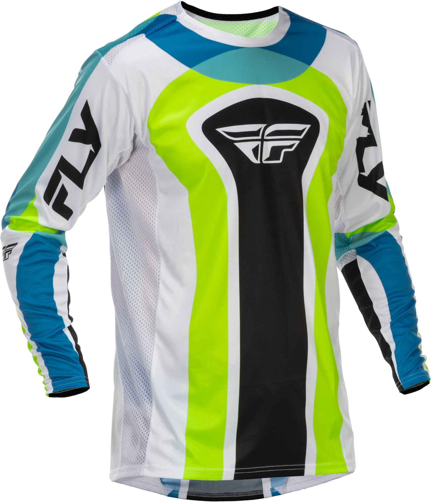 Lite Le Current Jersey White/lime/blue Xl