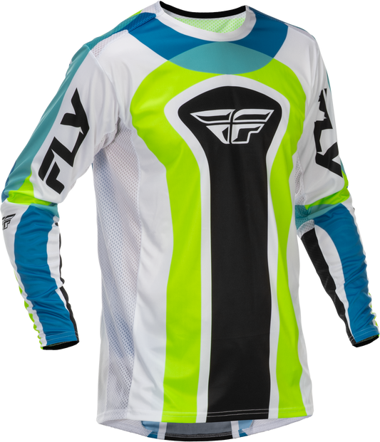 Lite Le Current Jersey White/lime/blue Xl