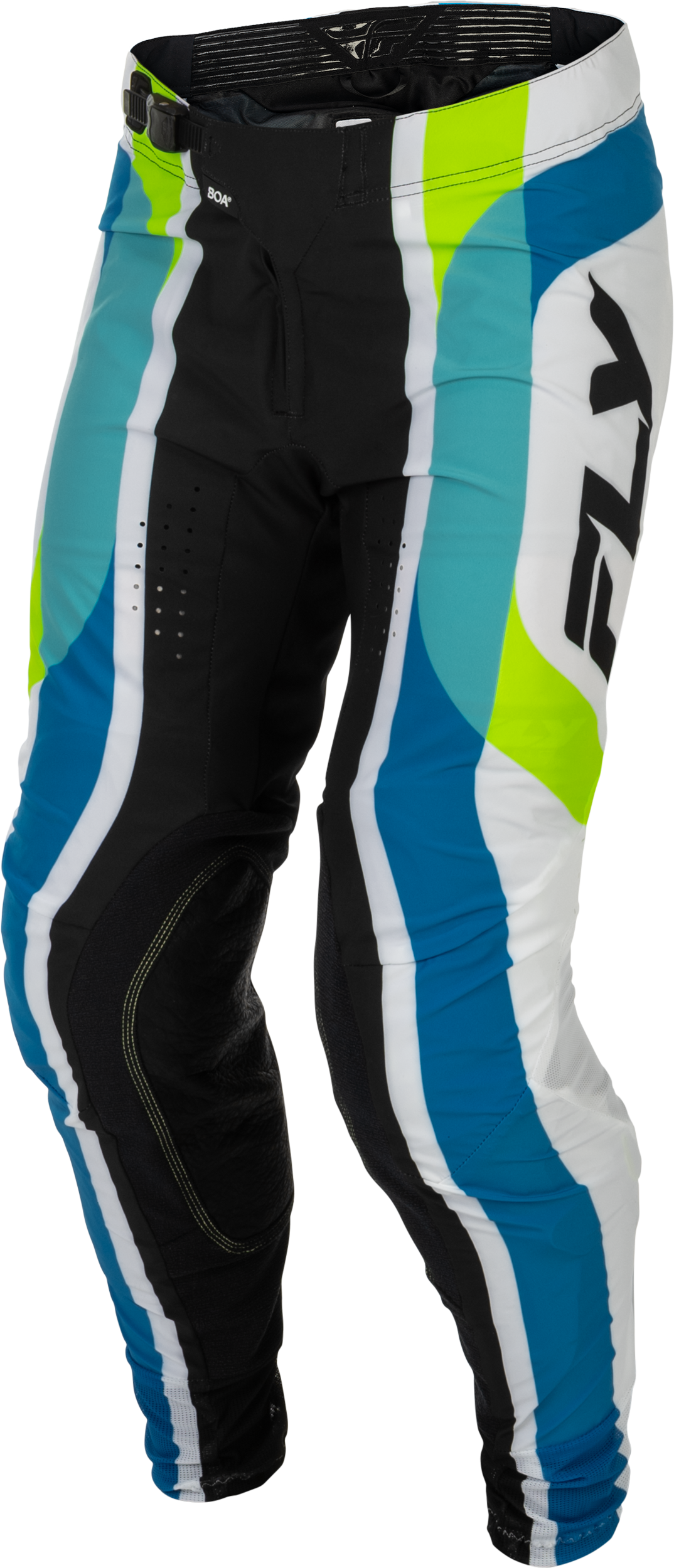 Youth Lite Le Current Pants White/lime/blue Sz 26
