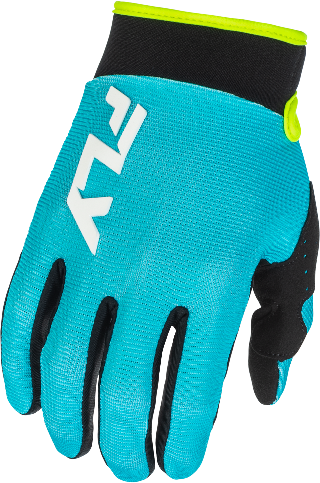 Youth F-16 Gloves Aqua/black/white Yxs