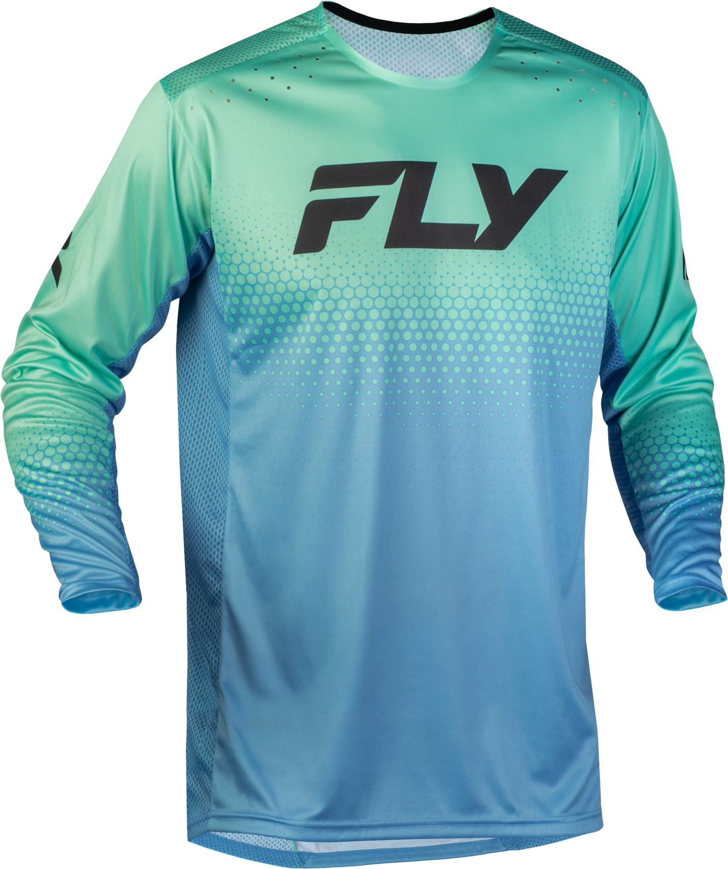 Yth Rayce Sonar Bicycle Jersey Teal/aqua Yxl