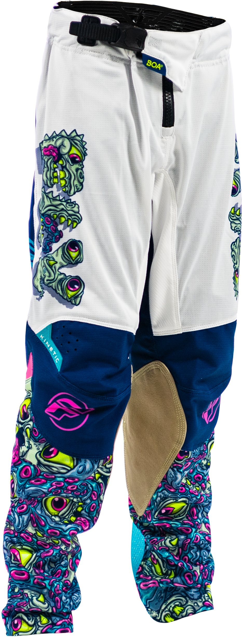 Yth Kinetic Mutant Mesh Pants White/blue/multi Sz 26