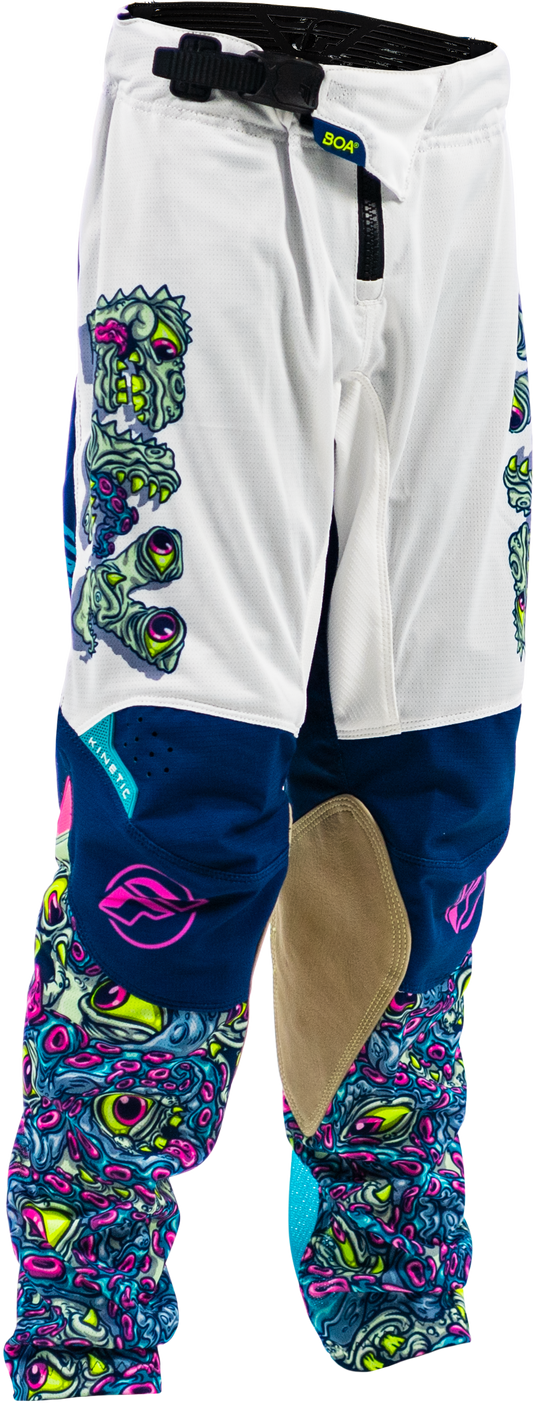 Yth Kinetic Mutant Mesh Pants White/blue/multi Sz 26