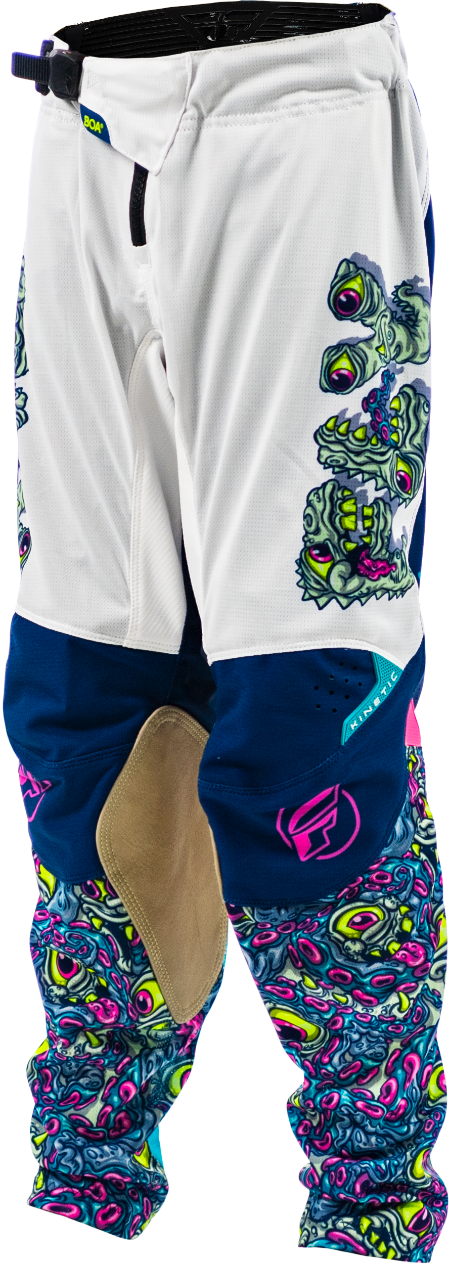 Yth Kinetic Mutant Mesh Pants White/blue/multi Sz 26