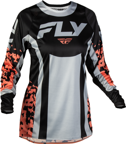 Women's Lite Flake Jersey Lavendar/blue/yellow Xl