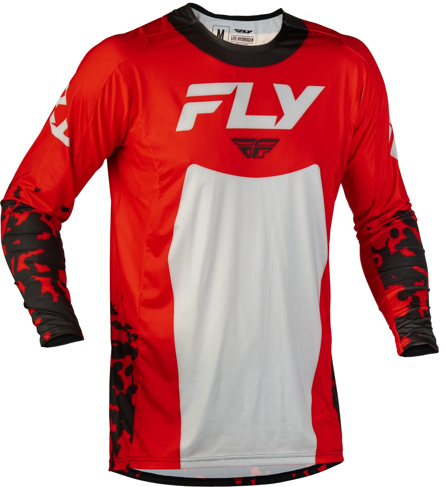 Youth Lite Flake Jersey Red/grey/black Yxl