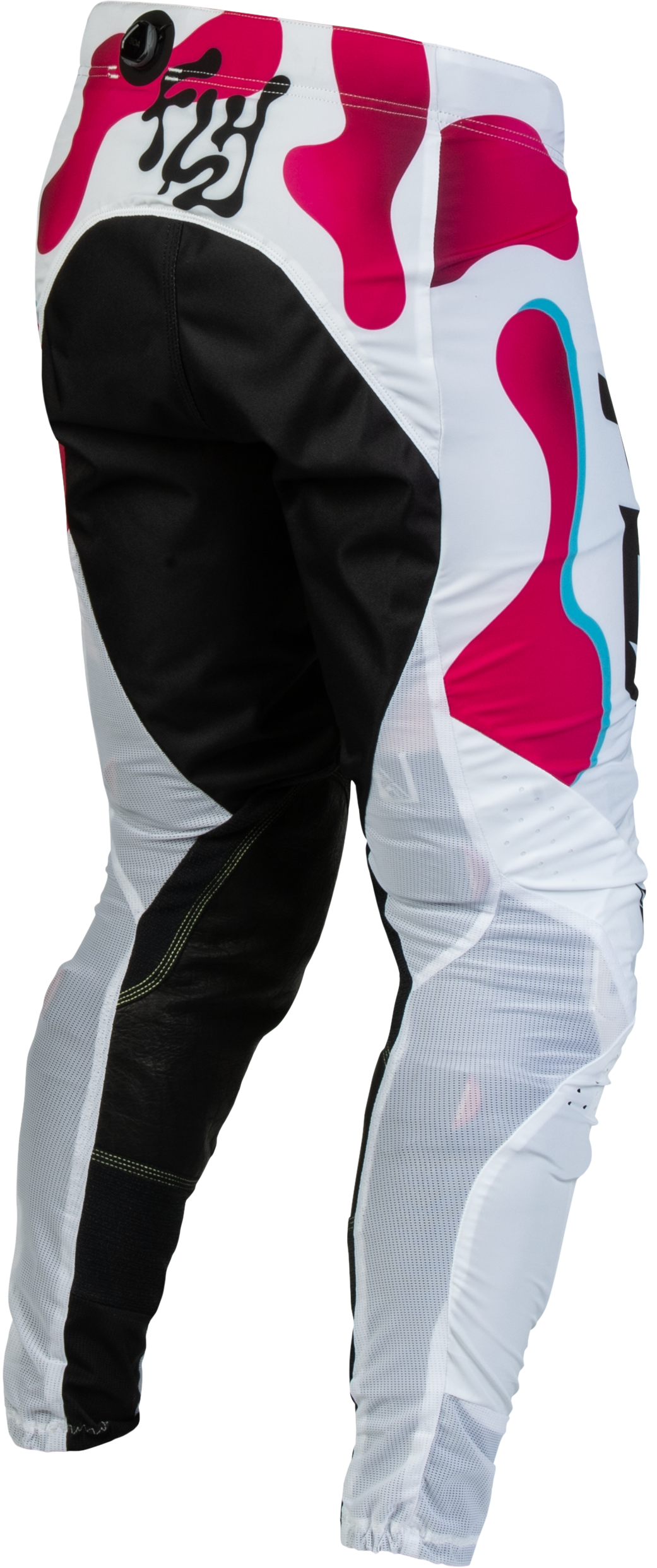 Lite Vibe Pants White/pink/blue Sz 38