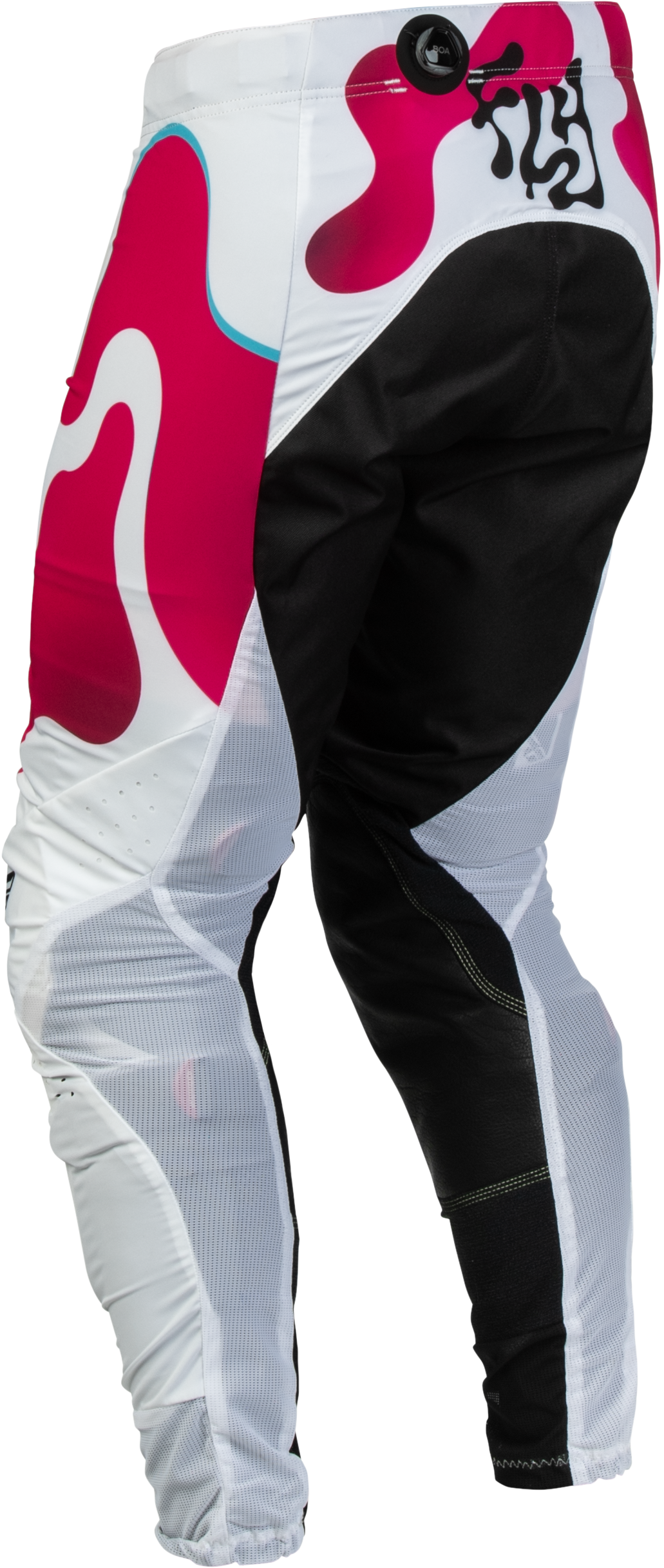 Lite Vibe Pants White/pink/blue Sz 38