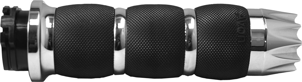 Fly By Wire Air Cushion Grips Excaliber Chrome