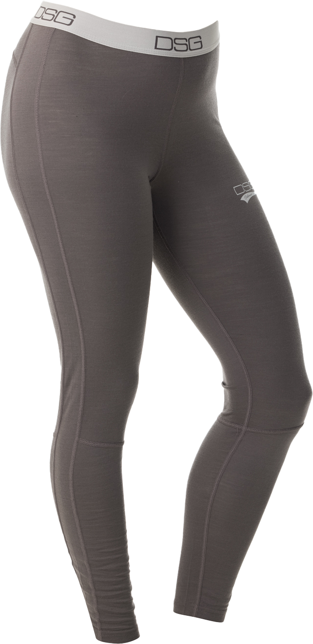 DSG Women's Merino Wool Base Layer Pant Grey Xs