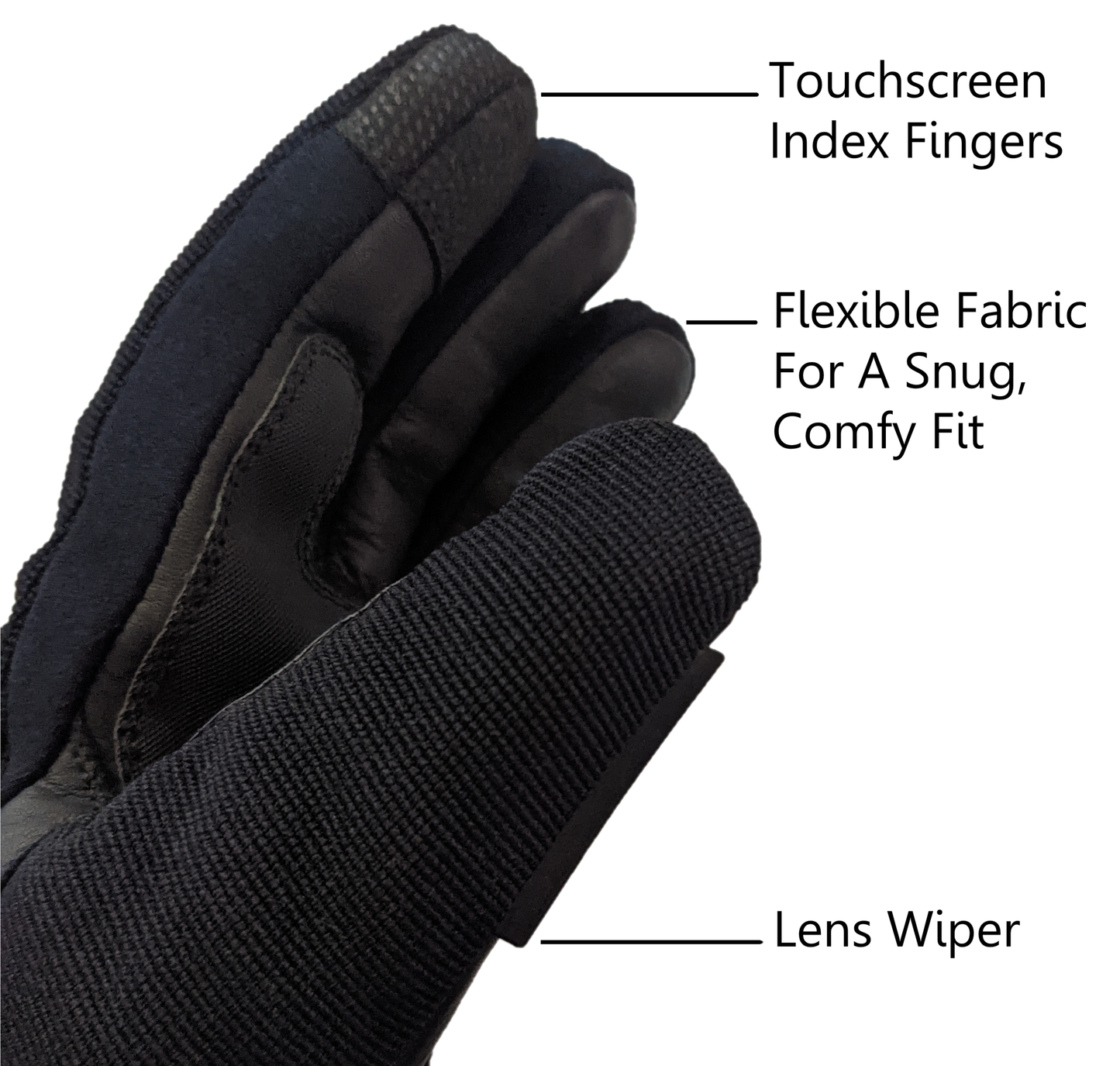 7v Activflexx Gloves Black Xs