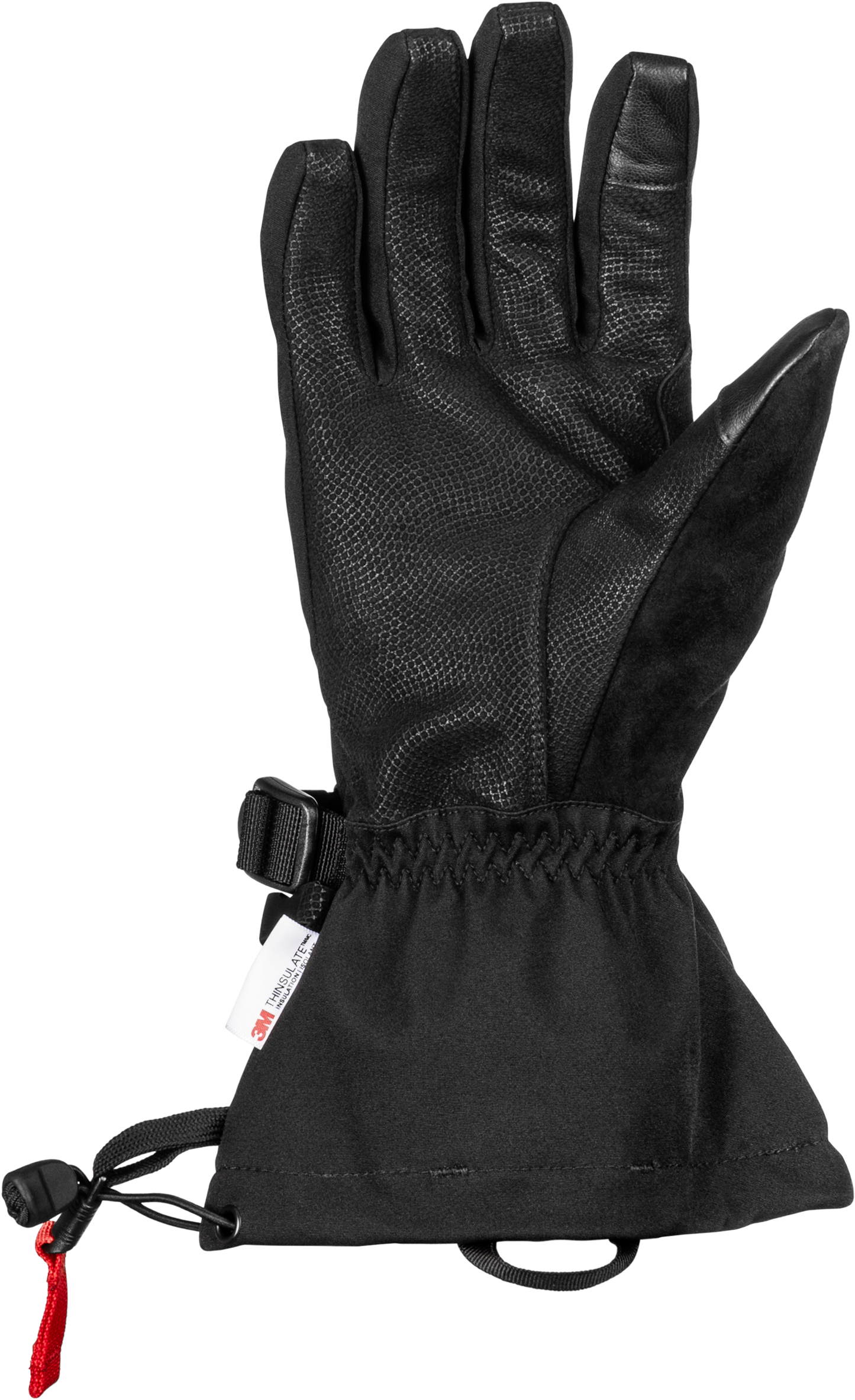 Title Heated Gauntlet Gloves Grey/black/red Yl