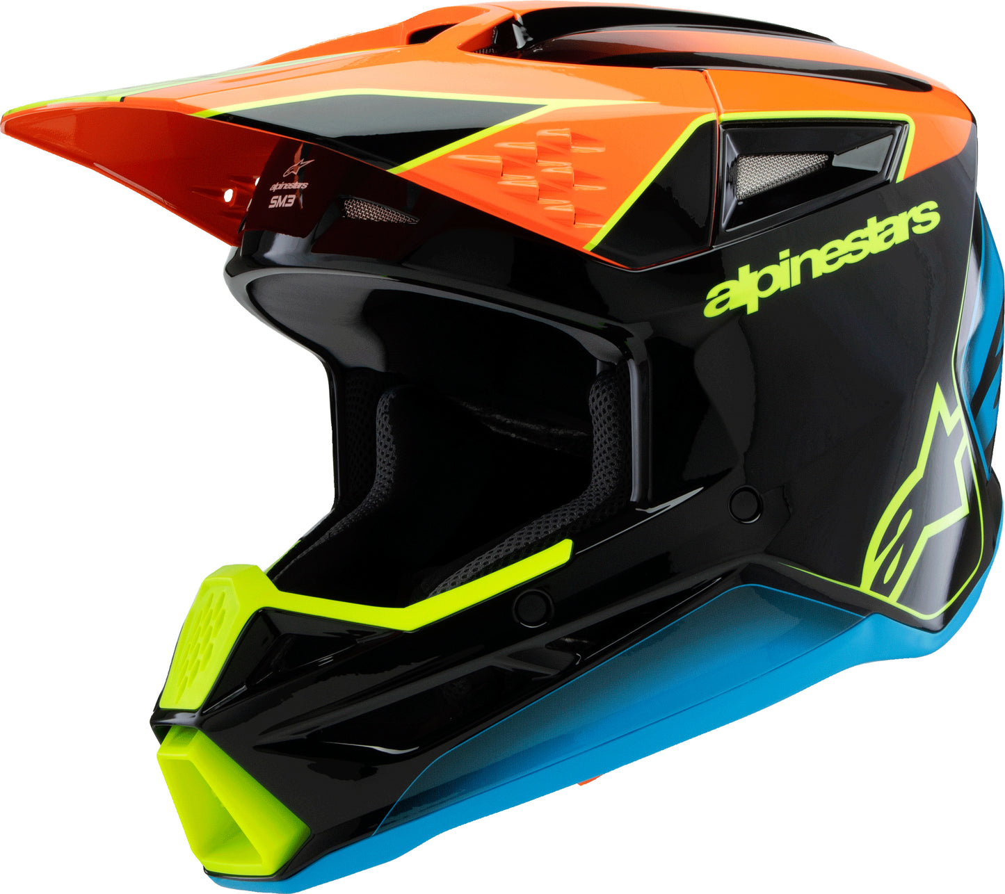 Sm3 Youth Fray Helmet Rd/ylw Fluo/blk Ys