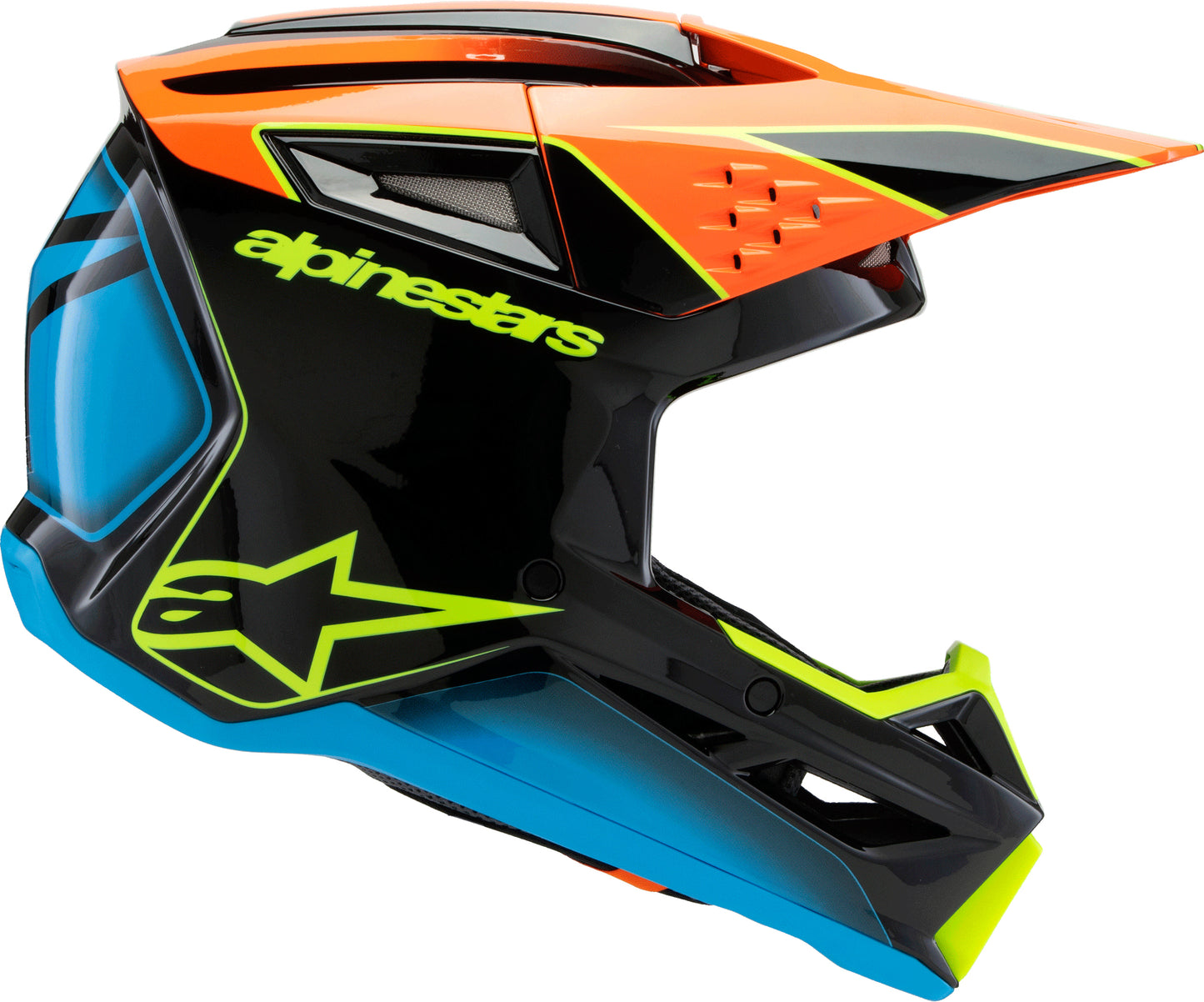 Sm3 Youth Fray Helmet Rd/ylw Fluo/blk Ys