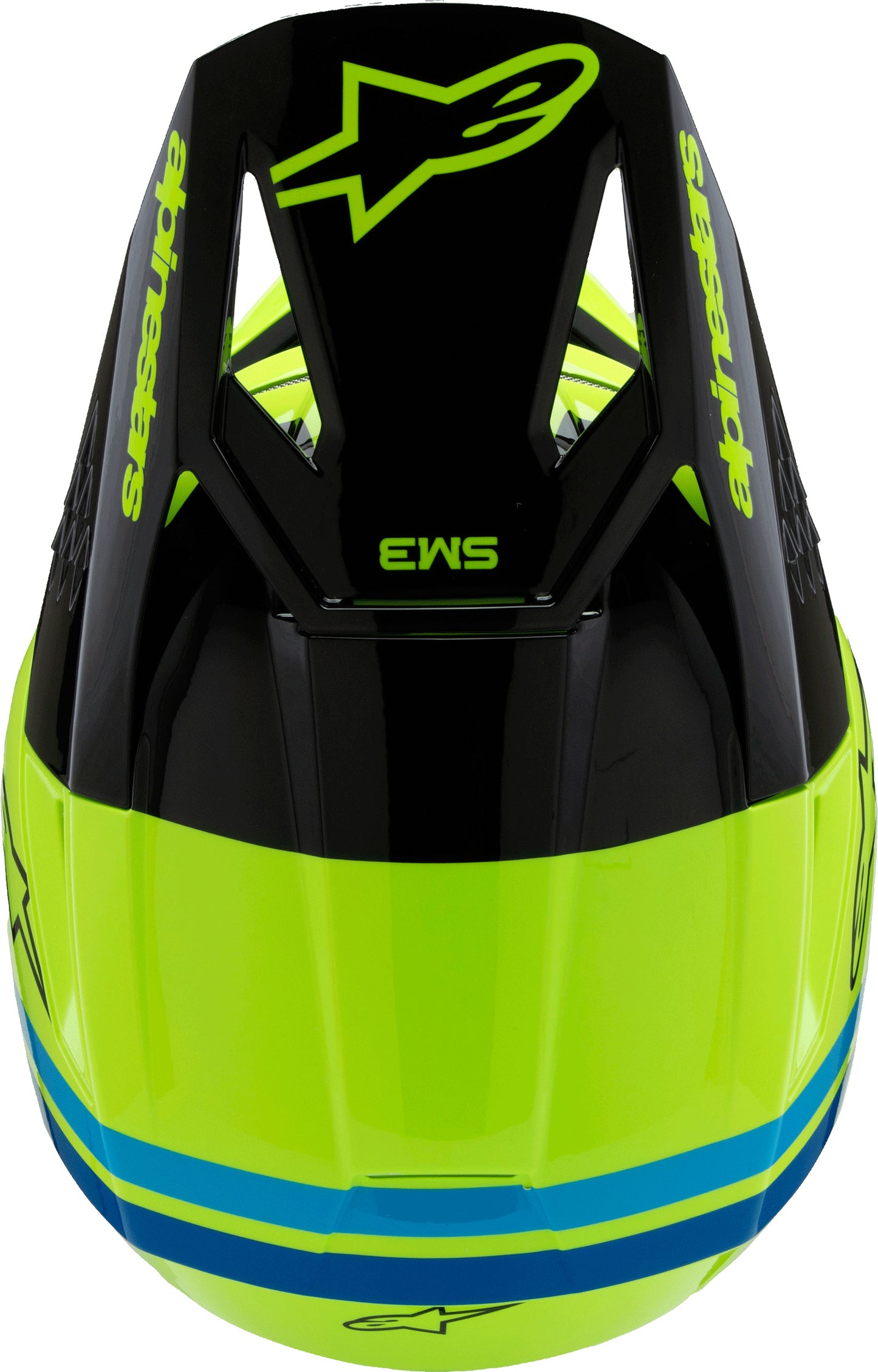 Sm3 Youth Radium Helmet Gry/blk/ylw Fluo Matte Ys