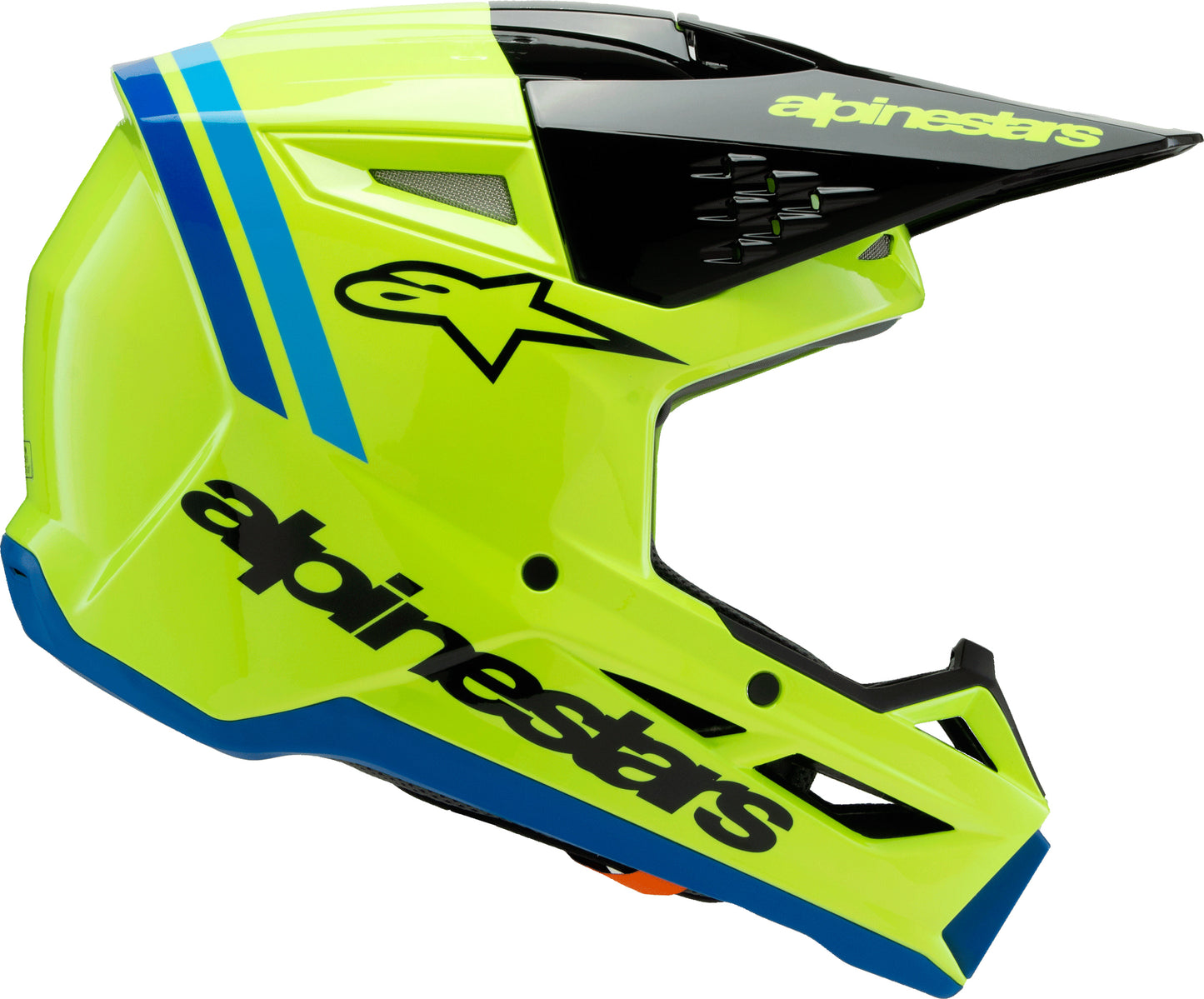 Sm3 Youth Radium Helmet Gry/blk/ylw Fluo Matte Ys