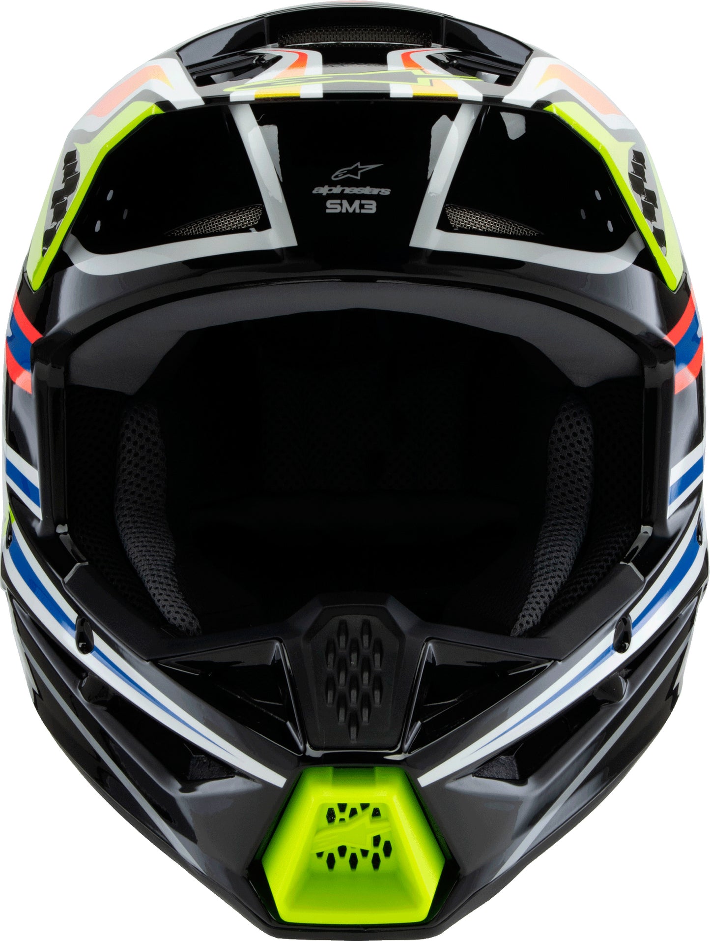Sm3 Youth Wurx Helmet Blue/red/wht/blk Ys