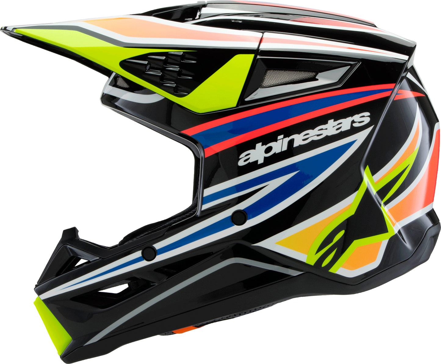 Sm3 Youth Wurx Helmet Blue/red/wht/blk Ys
