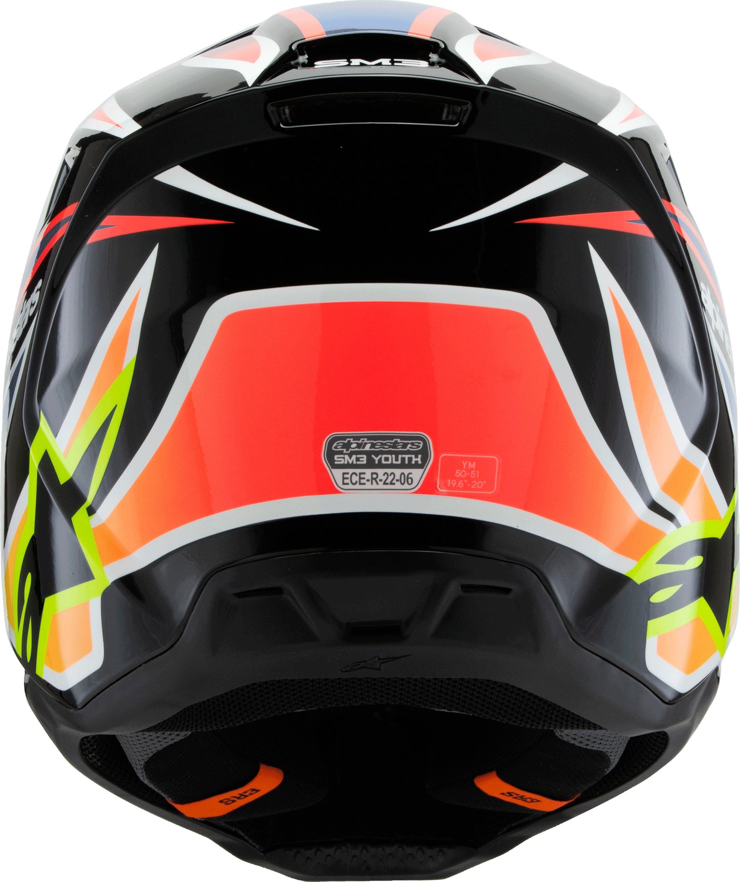 Sm3 Youth Wurx Helmet Blue/red/wht/blk Ys