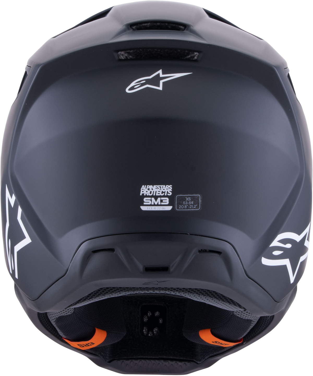 Sm3 Solid Helmet White Glossy Xs