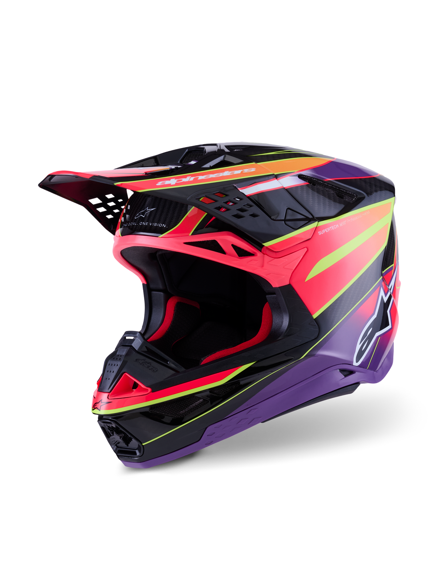 Supertech S-m10 Era Helmet Blu/rd/ylw Fluo Glossy Xl